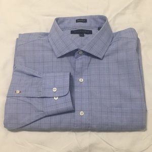 Tommy Hilfiger Men's Blue Plaid Shirt Size L